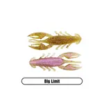 X Zone Stealth Finesse Series 2.5" Scented Stealth Craw. Big Limit