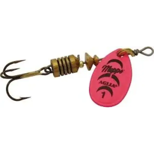Mepps Aglia Size 1 1/8oz Fluorescent Red