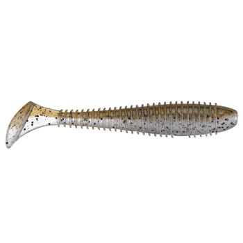 Keitech Swing Impact Fat 2.8" Green Pumpkin Pepper Shad 8-pk