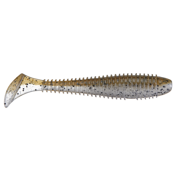 Keitech Swing Impact Fat 2.8" Green Pumpkin Pepper Shad 8-pk