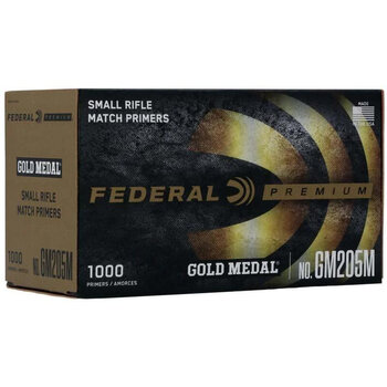 GM205M Small Rifle Primers Match Per 1000
