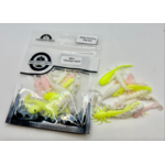 True North Bait Mini Panfish Pack - Glow (20 Pcs)