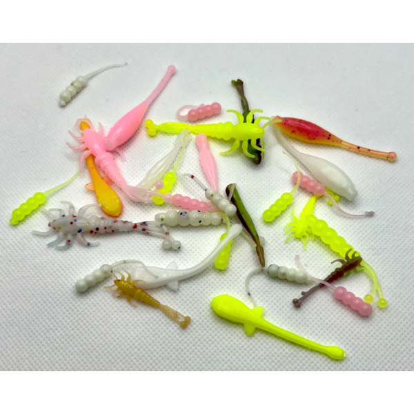 True North Bait Panfish Pack - Glow (40 Pcs)