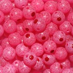 Troutbeads Blood Dot Egg 10mm Cerise Egg