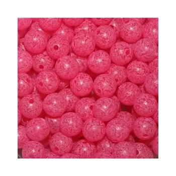 Troutbeads Mottledbeads 10mm Cerise Egg