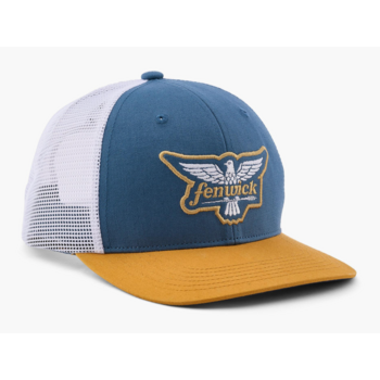 Fenwick Tri Color Logo Trucker Hat. River