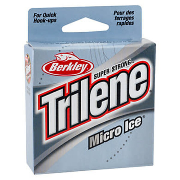 Trilene Micro Ice Mono. 3lb 110yd. Clear Steel