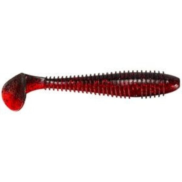 Keitech Swing Impact Fat 3.3" Black Cherry 7-pk