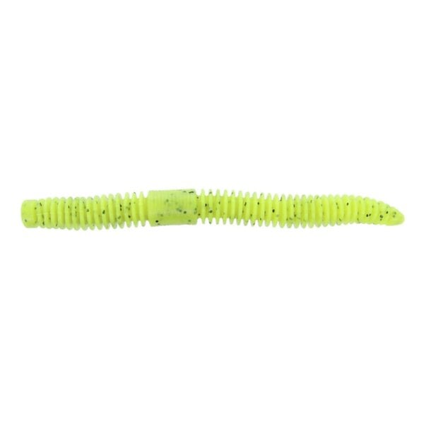 Yamamoto 5.5" Slinko Floater Chartreuse Black Fleck  7-pk
