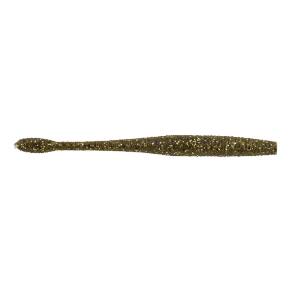 PowerBait MaxScent 4.5" Hit Worm Green Pumpkin Magic 10-pk