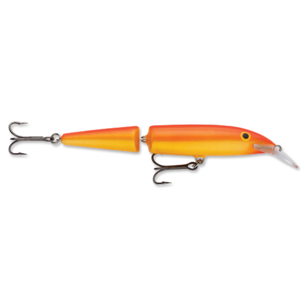 Rapala Jointed. Gold Fluorescent Red 13