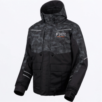 FXR Men's Excursion Jacket. Black Drift Camo