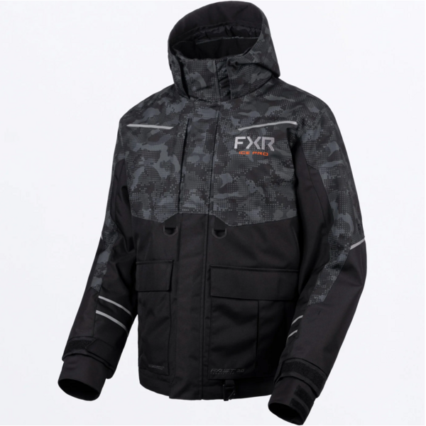 FXR Men's Excursion Jacket. Black Drift Camo