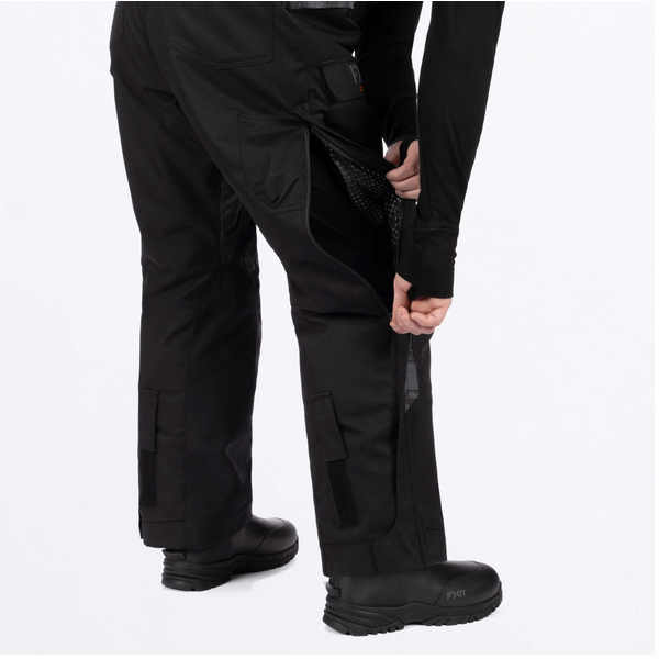 FXR Men's Excursion Bib Pant. Black Drift Camo