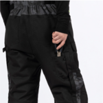 FXR Men's Excursion Bib Pant. Black Drift Camo