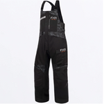 FXR Men's Excursion Bib Pant. Black Drift Camo