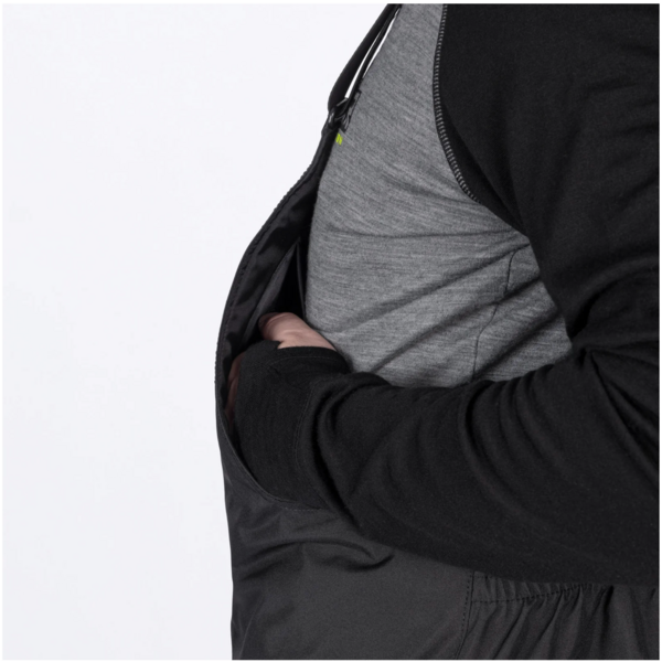 FXR Men's Evolution Bib Pant. Black