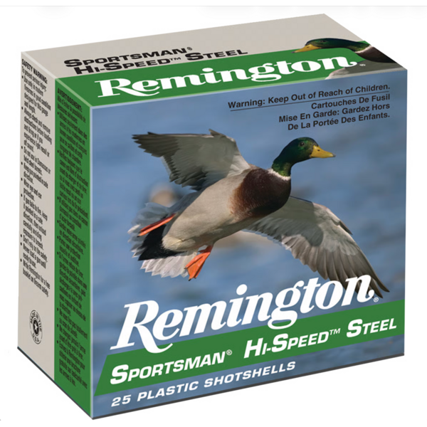 Remington Sportsman Hi-Speed Steel 12ga 3.5" 1 3/8 oz #2 1550 fps 25/ct