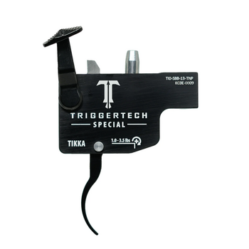TriggerTech Tikka Speacial Black Curve Pull Weight Range of 1.0 - 3.5 lbs
