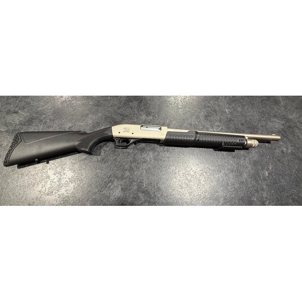 Charles Daly Defense 12ga 18" Nickel Pump with Chokes