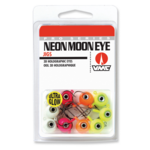 VMC Neon Moon Eye Jig Assortment Glow 3/8oz 10-pk