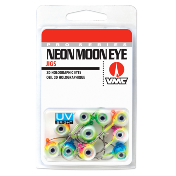 VMC Neon Moon Eye Jig Assortment UV 3/8oz 10-pk