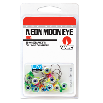 VMC Neon Moon Eye Jig Assortment UV 1/8oz 10-pk