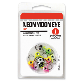 VMC Neon Moon Eye Jig Assortment 1/16oz 10-pk
