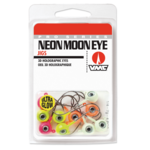 VMC Neon Moon Eye Jig Assortment Glow 1/4oz 10-pk