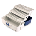 Plano Three-Tray Tackle Box Blue/Sand Stone