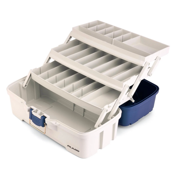 Plano Three-Tray Tackle Box Blue/Sand Stone