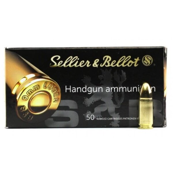 Sellier & Bellot Sellier & Bellot 124 Gr 9mm Box of 50 Rounds