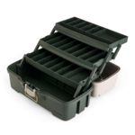 Plano Three-Tray Tackle Box Green/Tan
