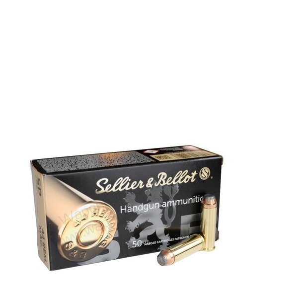 Sellier Bellot .44 Magnum 240grs SP Ammunition 50 Rounds