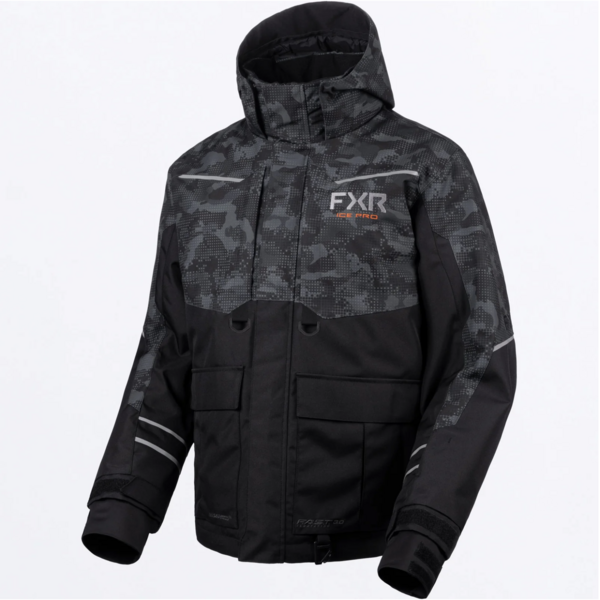 FXR Men's Excursion Jacket. Black Drift Camo