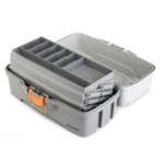 Plano Three-Tray Tackle Box Gray/Gray
