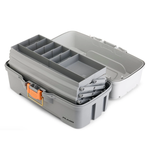 Plano Three-Tray Tackle Box Gray/Gray