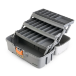 Plano Three-Tray Tackle Box Gray/Gray