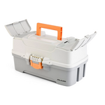 Plano Three-Tray Tackle Box Gray/Gray