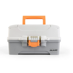 Plano Two-Tray Tackle Box. Gray/Gray