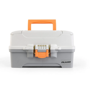 Plano Two-Tray Tackle Box. Gray/Gray