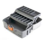 Plano Two-Tray Tackle Box. Gray/Gray