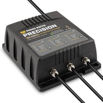 Minn Kota MK330 PCL (3 Banks 10 Amps) On Board Precision Marine Battery Charger.