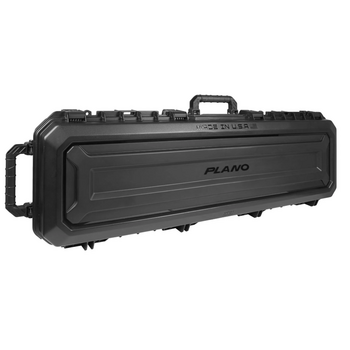 Plano All Weather Double Gun Case 53.5 x 17 x 7 Exterior Polymer Black