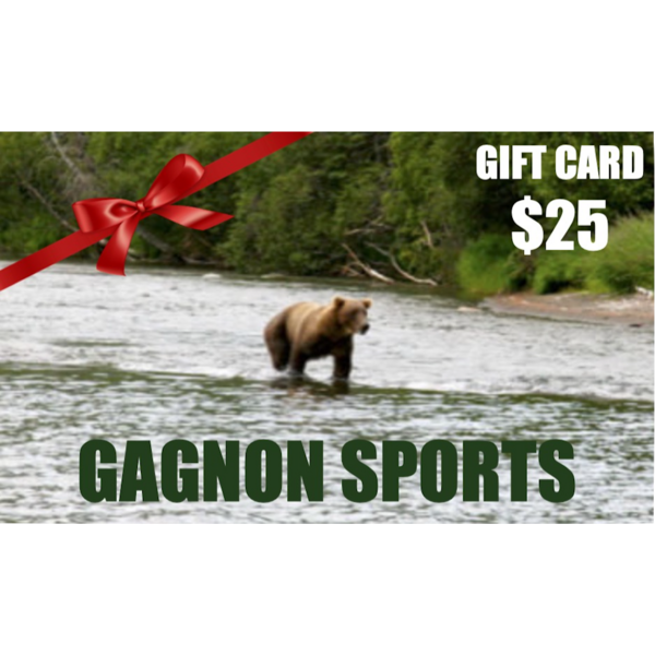 Gagnon Sports  $ 25.00 Gift Card