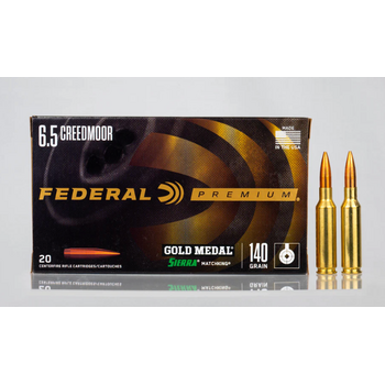 Federal Gold Medal 6.5 Creedmoor 140 gr CenterStrike Open Tip Match Ammunition