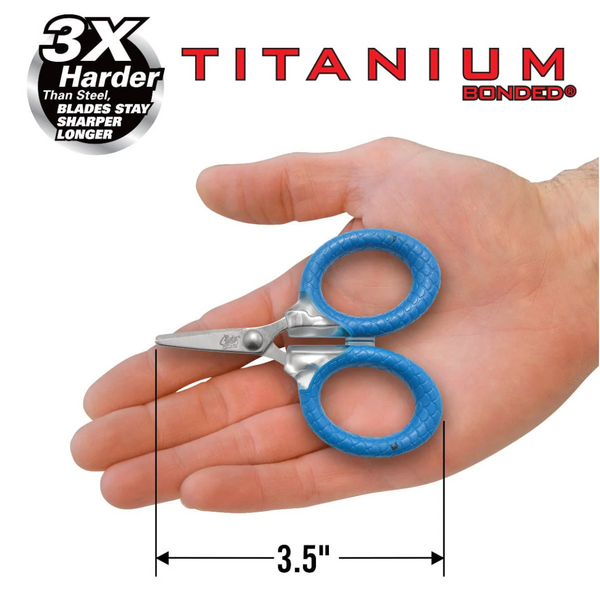 Cuda Titanium Bonded 3.5" Braid Scissor