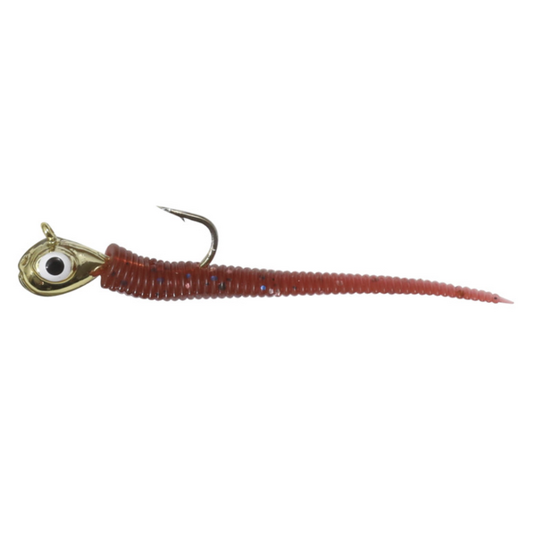 Northland Northland Rigged Tungsten Bloodworm 1/16oz Gold