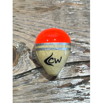 Coolwaters Coolwaters Balsa Wood 4g Slip Acorn Float Hot Orange