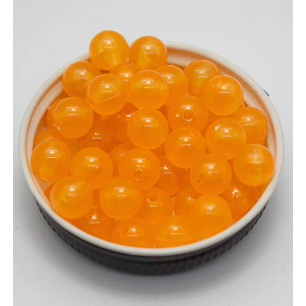 Bounty Tackle Bounty Tackle Acrylic Bead 8mm Blaze Glowstone